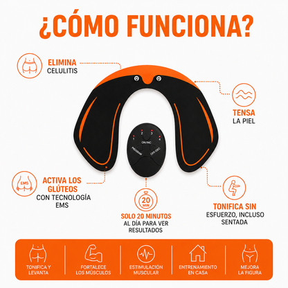 GluteFit® | Estimulador de Gluteos - Te sentirás más segura y cómoda con tu cuerpo
